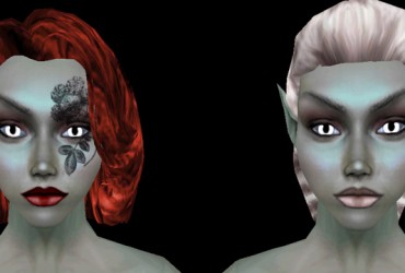 Wide Eyed Dark Elf Females